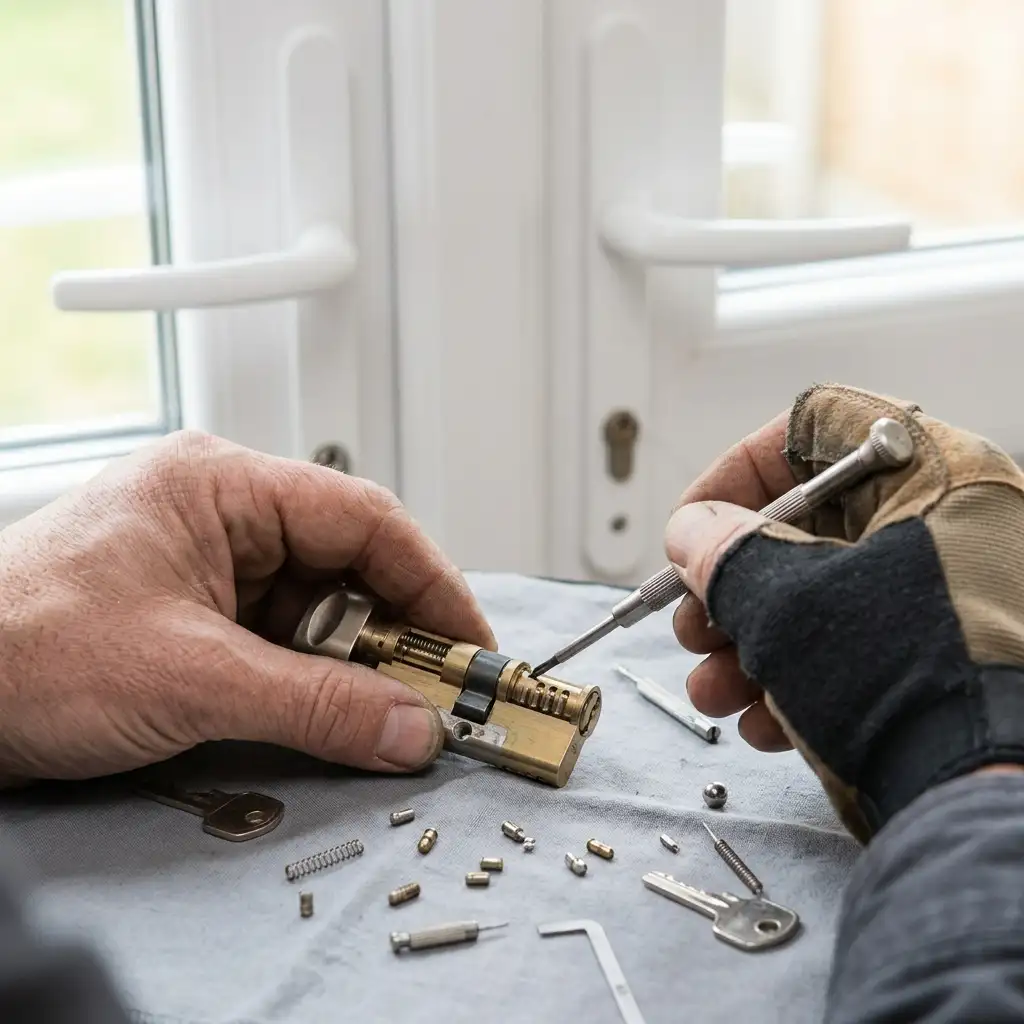 uPVC door multipoint lock repair